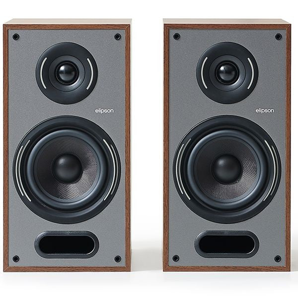 Elipson HORUS 6B 70W Bookshelf 2-Way Bass Reflex Speaker - Walnut