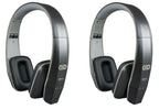 CKO HP-230 - Dual channel Infra red headphones Black Twin Pack