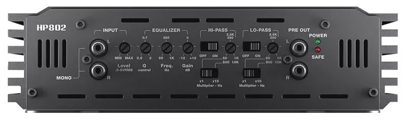 Hertz HP 802 1800W RMS HP Series Class-AB 2-Channel Amplifier