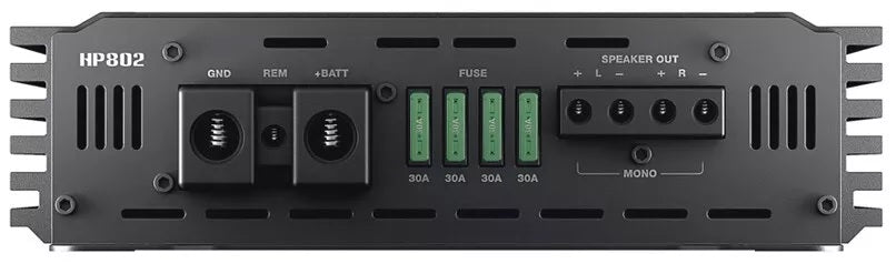 Hertz HP 802 1800W RMS HP Series Class-AB 2-Channel Amplifier