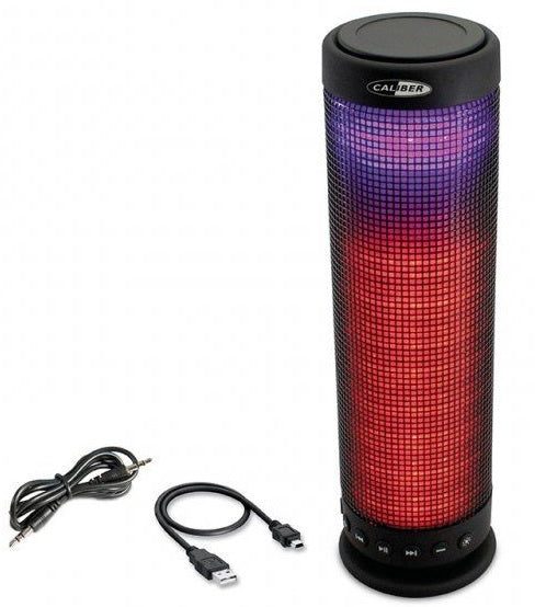 Caliber HPG423BTL Large Portable Disco Speaker with Bluetooth, USB, SD and Aux-in LED Disco Lights
