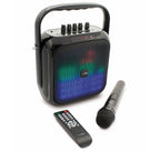 Caliber HPG516BTL Portable Bluetooth® Speaker Karaoke Machine Wireless Mic