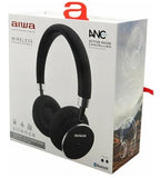 AIWA HSTBTN-800BK Bluetooth On-ear ANC active noise cancelling Headphones