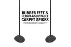 SANUS HTB3 Home Theater Series adjustable height for satellite speakers - Black