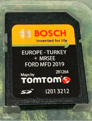 Ford B-MAX C-MAX  Eco Sport Fiesta Focus Kuga Ranger Transit Transit Custom Transit Connect Tourneo Custom MFD 2019 Navigation Map Update SD Card - i201 3212