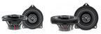 BMW 1 SERIES E81. E87 Focal ICBMW100 +  ICBMW100L SLIMLINE Custom Fit 4" 100mm 2 Way Coaxial Speakers 80 Watts