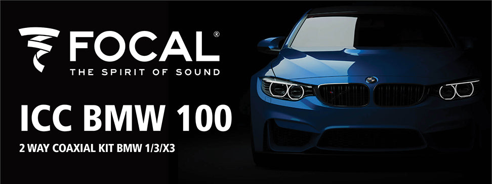 Focal ICCBMW100 BMW Custom Fit 5" 100mm 2 Way Central Coaxial Centre Speaker (Single) 80 Watts