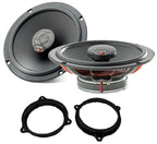 Nissan Almera, Juke, Micra, Note, NV200, Pulsar, Qashqai, Teana, Tiida, X-Trail Focal ICU165 16.5cm Front Door Car Speakers Upgrade Kit