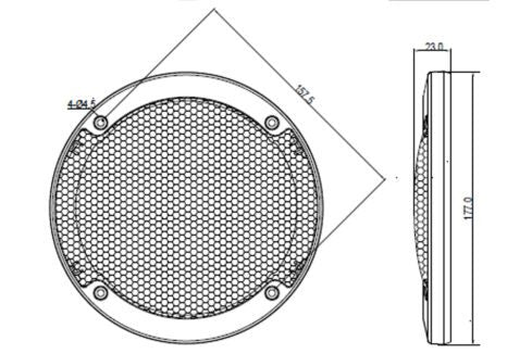 Blaupunkt ICX662 - 2-way Coaxial 165mm (6.5″) 125w speakers