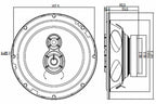 Blaupunkt ICX663 - 3-way Coaxial 165mm (6.5″) 125w speakers