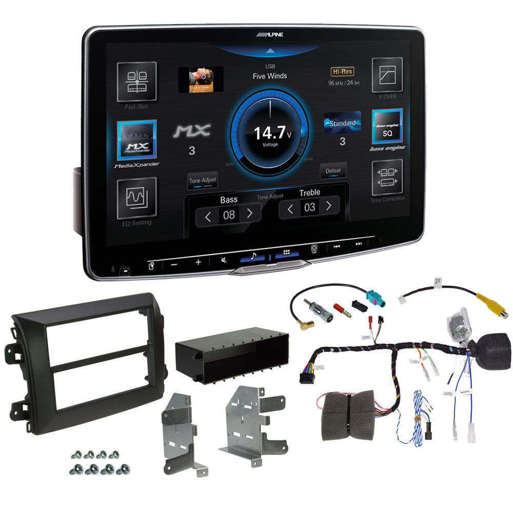 Fiat Ducato 8 2022 onwards Alpine 11" Digital Media DAB+ Wireless Apple CarPlay / Android Auto Stereo Upgrade Pack
