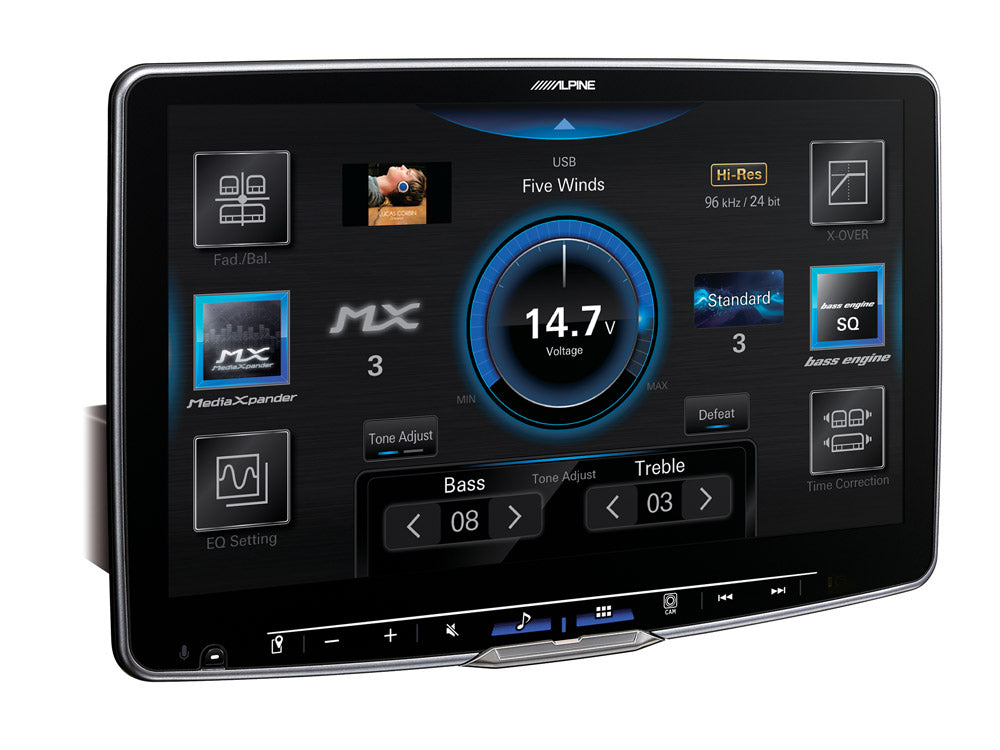 Alpine iLX-F115D-T6 Halo 11 Floating 11" Sat Nav Apple CarPlay Android Auto Bluetooth DAB VW Transporter T6 (2015-2019)