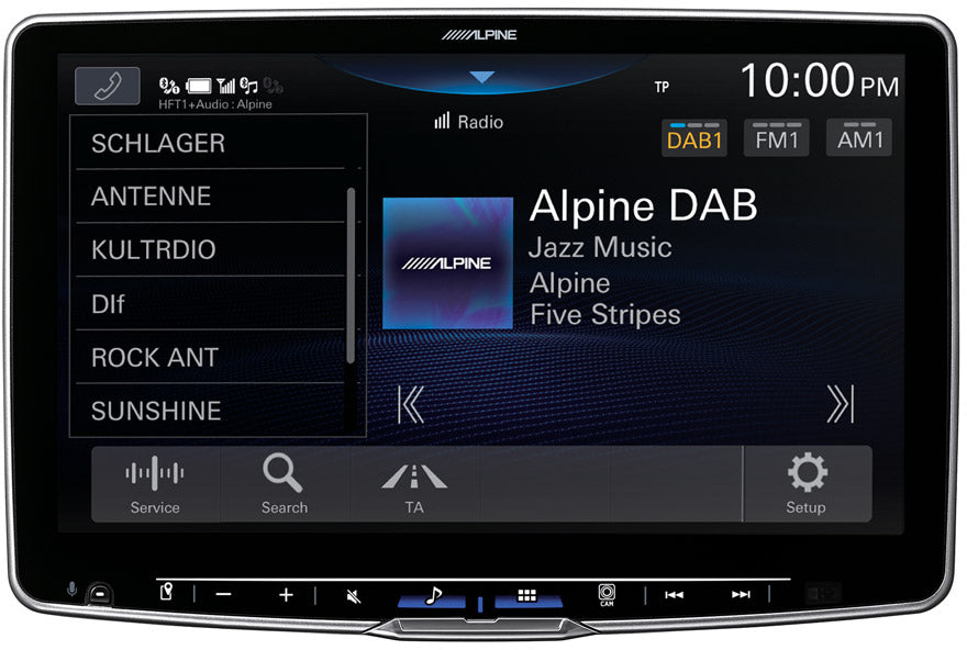 Alpine iLX-F115D-T6 Halo 11 Floating 11" Sat Nav Apple CarPlay Android Auto Bluetooth DAB VW Transporter T6 (2015-2019)