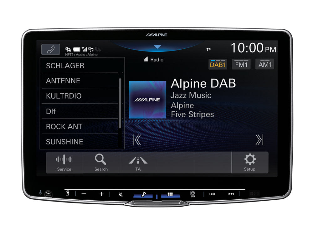 Alpine iLX-F115T6 11-Inch Media Receiver, DAB+ digital radio, Apple CarPlay Android Auto