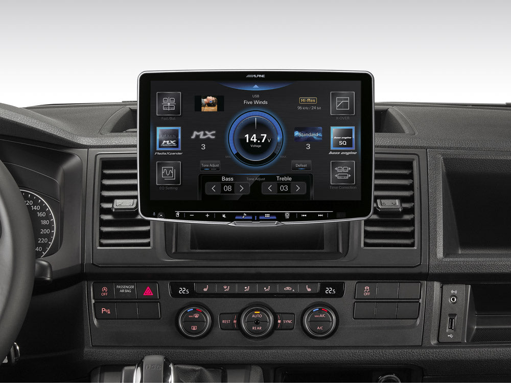 Alpine iLX-F115T6 11-Inch Media Receiver, DAB+ digital radio, Apple CarPlay Android Auto