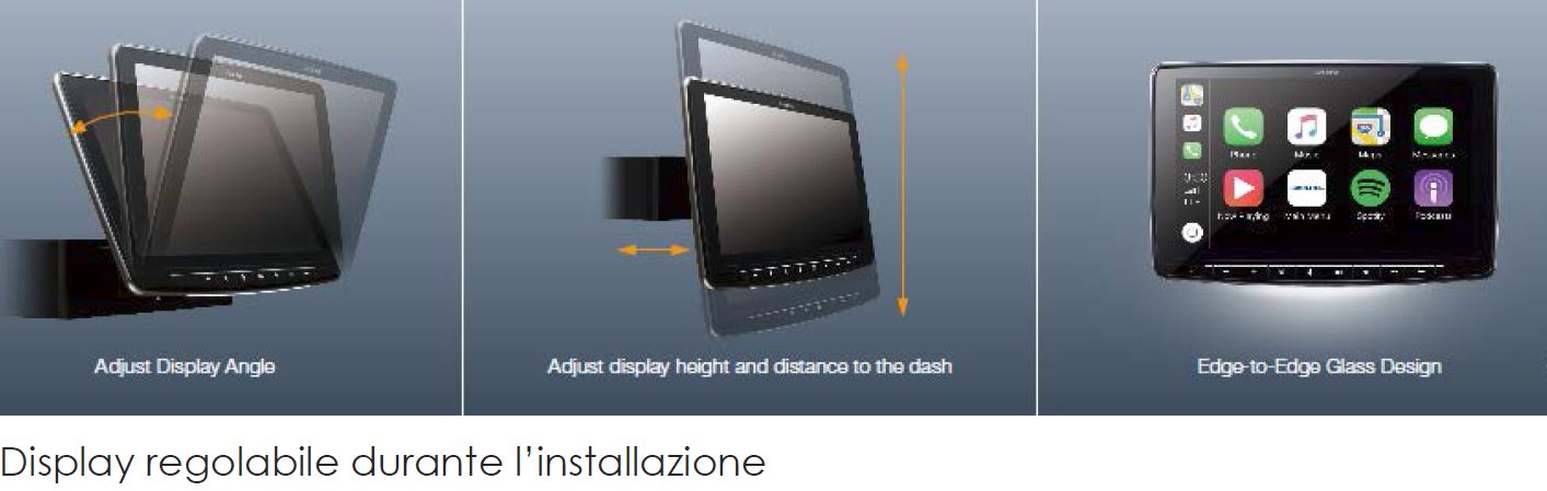 Alpine iLX-F905D Halo9 9” Floating Touchscreen DAB Bluetooth CarPlay Android Spotify Waze HDMI Reverse Camera & Adapter