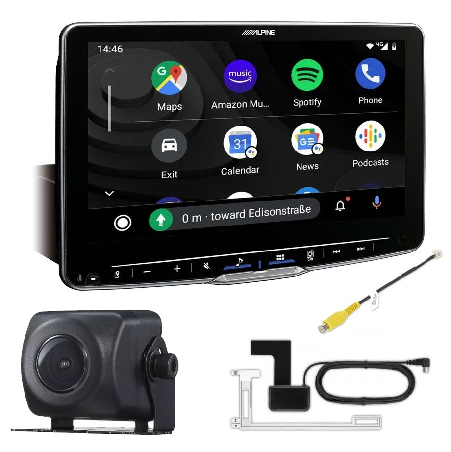 Alpine iLX-F905D Halo9 9” Floating Touchscreen DAB Bluetooth CarPlay Android Spotify Waze HDMI Aerial and Reverse Camera