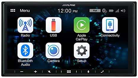 Alpine ILX-W650BT 7-inch Capacitive WVGA Digital Media CarPlay Android Auto Ready