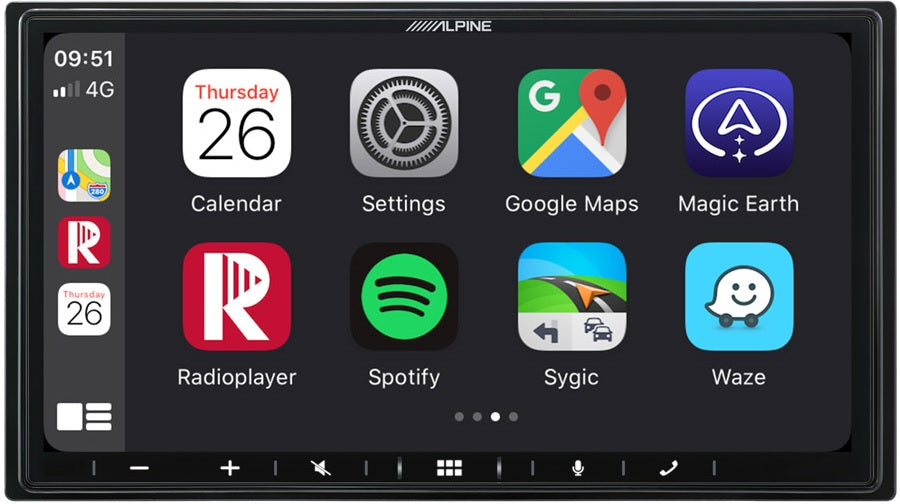 Alpine iLX-W690D 7-inch Capacitive WVGA Digital Media Apple CarPlay, Android Auto Ready