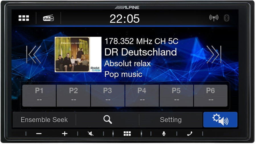 Alpine iLX-W690D 7-inch Capacitive WVGA Digital Media Apple CarPlay, Android Auto Ready