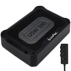 In Phase USW300 active underseat 5" x 8" subwoofer enclosure 300W with built in amplifier