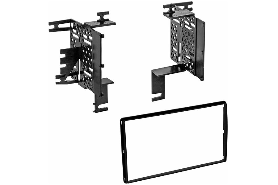 Nissan Tiida, Versa (2006-2014) Rogue (2011-2013) Double DIN car radio fascia adapter (MATT BLACK) 50-809