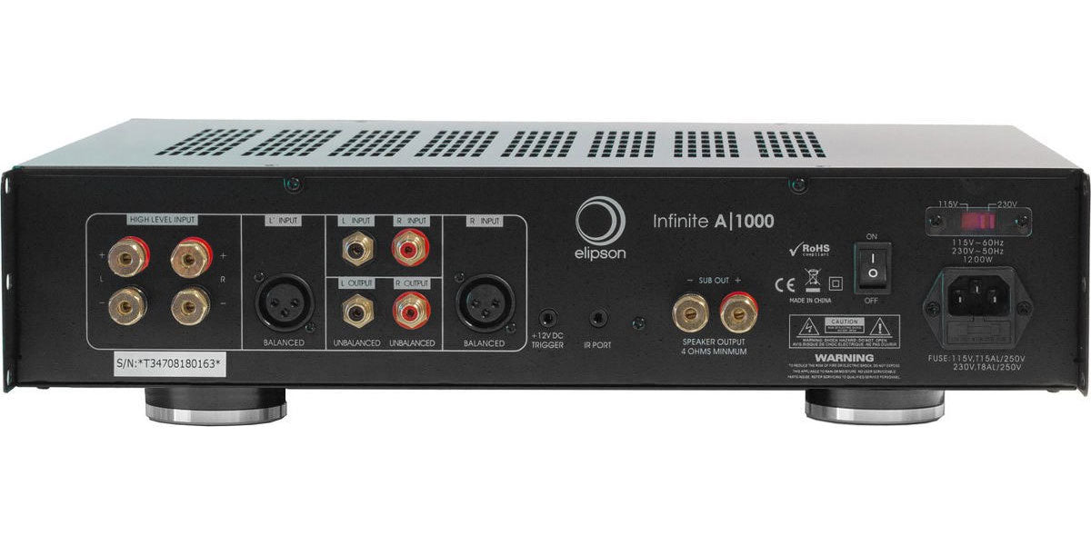 Elipson Infinite A1000 Subwoofer Amplifier for Infinite S12
