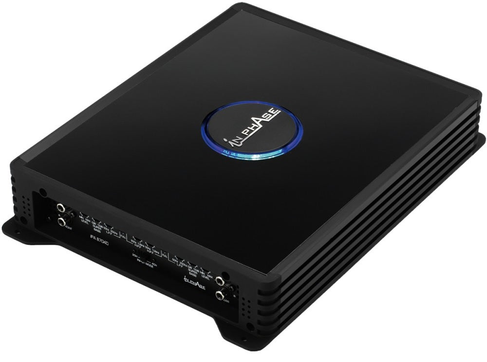 In Phase IPA9704D 2 Ohm Stable 1600 Watts Digital 4 Channel Amplifier