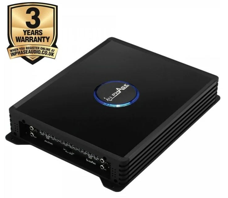 In Phase IPA9704D 2 Ohm Stable 1600 Watts Digital 4 Channel Amplifier