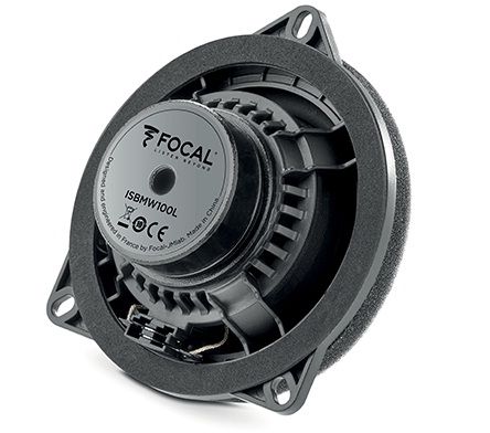 BMW 1 SERIES E87 2004-2011 5-Door Focal ISBMW100 +  ICBMW100L SLIMLINE Custom Fit 4" 100mm 2 Way Coaxial Speakers 80 Watts