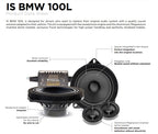 Focal ISBMW100L Custom Fit 5" 100mm 2 Way Component Speaker System for most BMW  80 Watts
