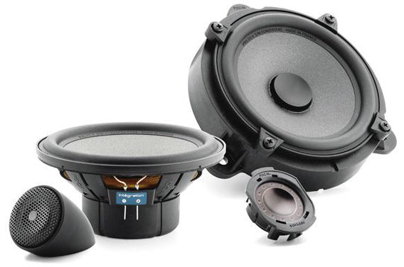 Focal ISREN130  Dacia, and Renault Custom Fit 5.25" 130mm 2 Way Component Speakers 240 Watts