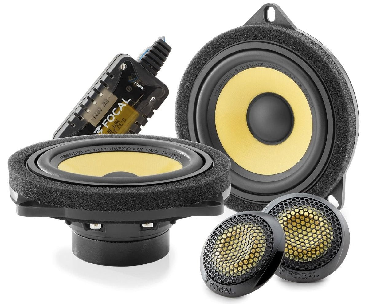 BMW / Min Focal ISBMW100KL Inside Series Direct Fit Premium 2-Way Direct Fit Component Kit