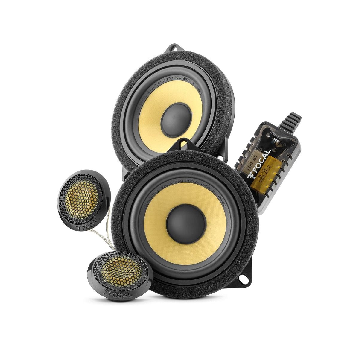 BMW / Min Focal ISBMW100KL Inside Series Direct Fit Premium 2-Way Direct Fit Component Kit