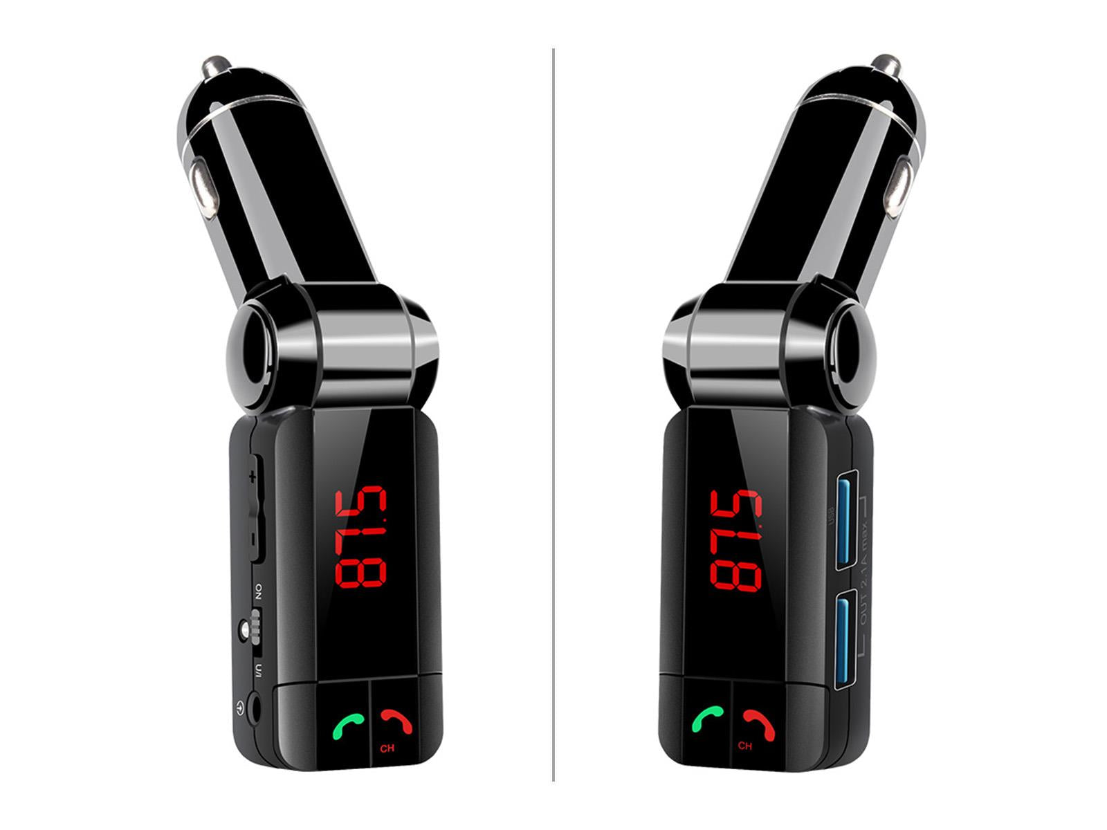 iSimple ISMGM507E Bluetooth Car Charger with On/Off Toggle - Call Hands-free - Music Streaming