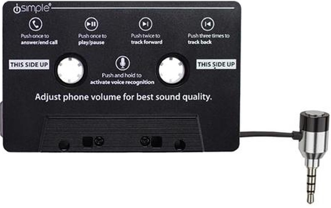iSimple CallCassette ISMJ38 - Auxiliary Input Cassette Adapter