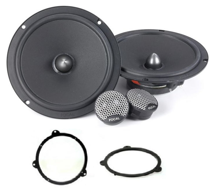 BMW 3 Series (E46) with Focal ISU 165 2-Way Front Door Component Speakers Fitting Kit