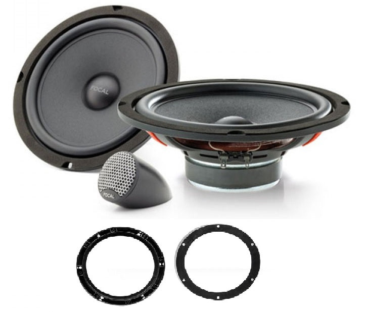 VW Caddy, Caravelle, Golf, Jetta, Multivan, Sharan, Tiguan, Touran, Transporter Focal ISU200 8 inch Front Doors Car Speakers Upgrade Kit