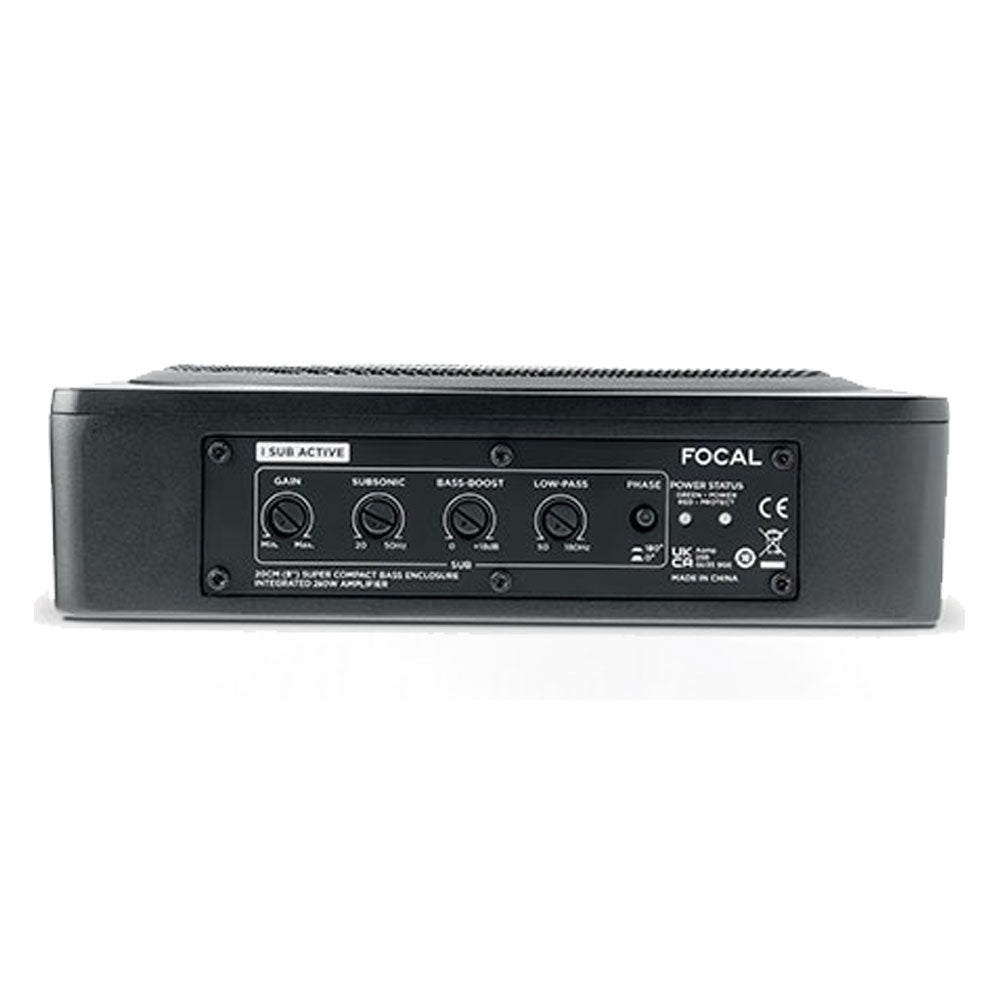 Focal ISUB ACTIVE 260W Flat Active Subwoofer Enclosure with Built-in Amplifier