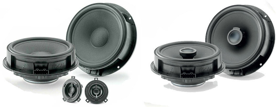 VW ID.3 2020 > Focal Front Component Speakers / Rear Coaxial Speaker Upgrade Kit Focal ISVW165 + ICVW165 Custom Fit 165MM 2-Way Component
