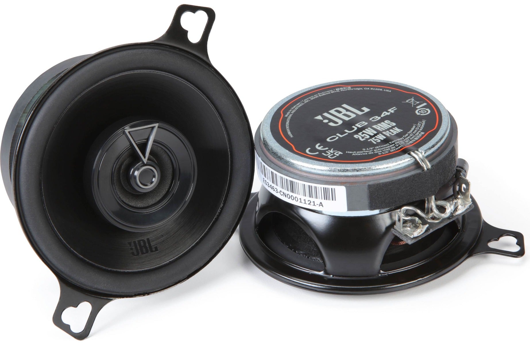 JBL Club 34F Club Series 3-1/2 inch 75 Watt  2-way Coaxial Car Speakers
