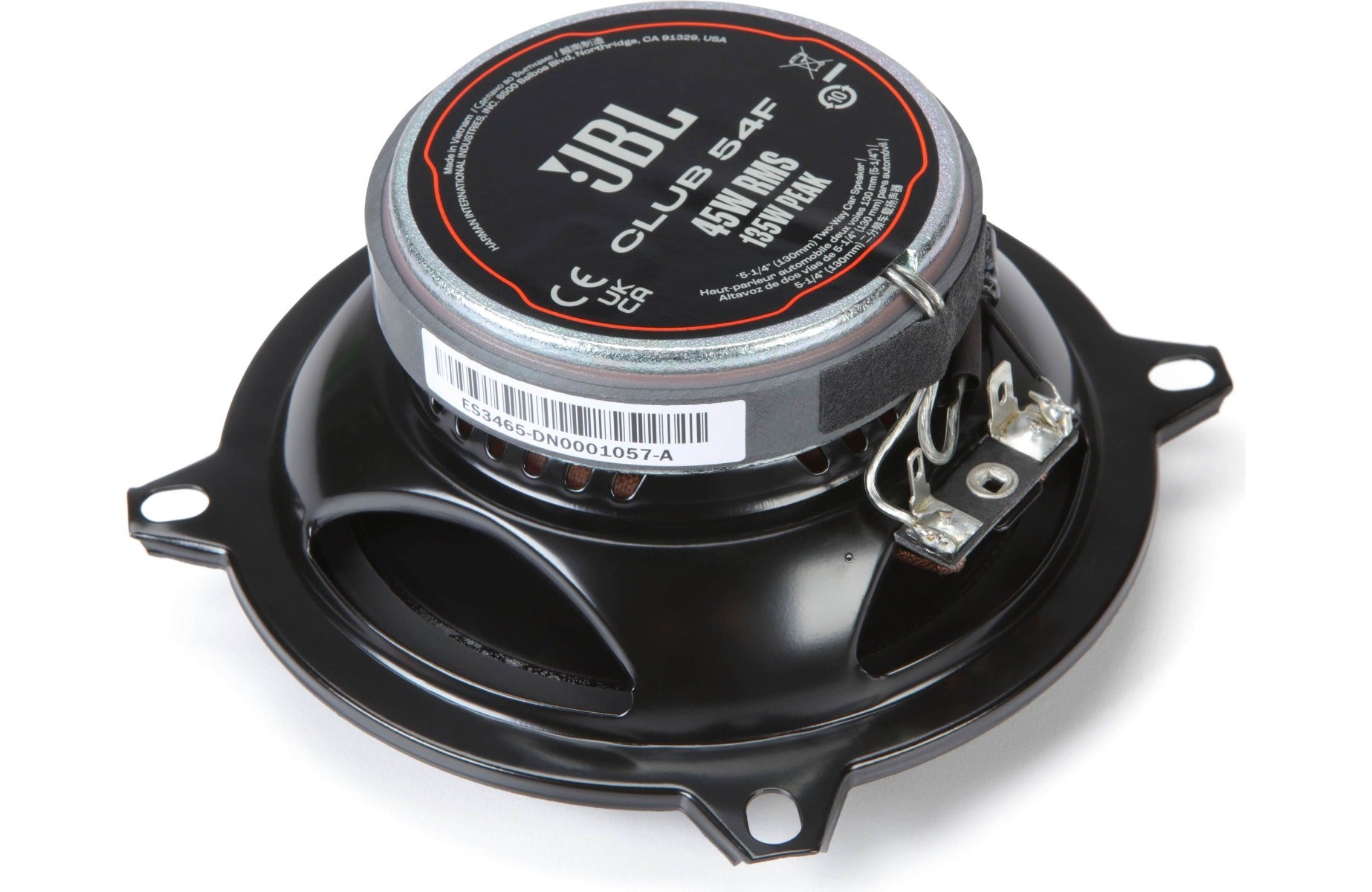 JBL Club 54F Club Series 5-1/4 inch 135 Watt  2-way Coaxial Car Speakers