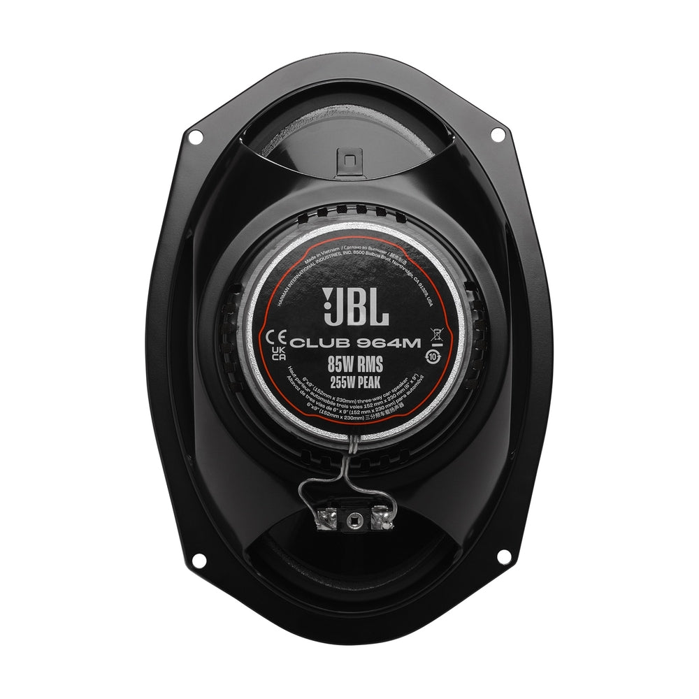 JBL Club 964M Gen3 Club Series 6x9 inch 450 Watt 2-way Coaxial Car Speakers