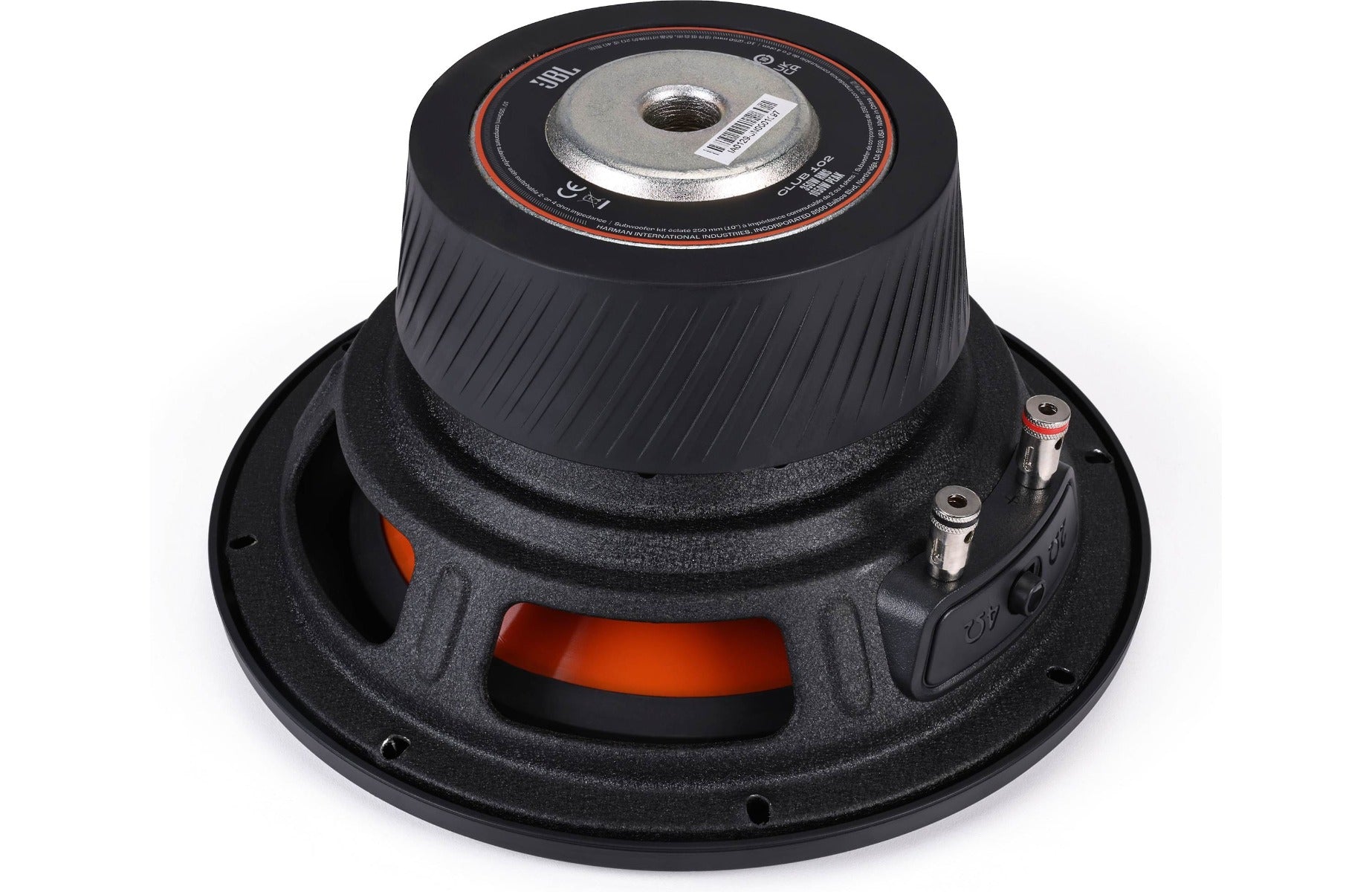 JBL CLUB 112 12” Car Subwoofer 1200W with Selectable 2 or 4 ohms impedance