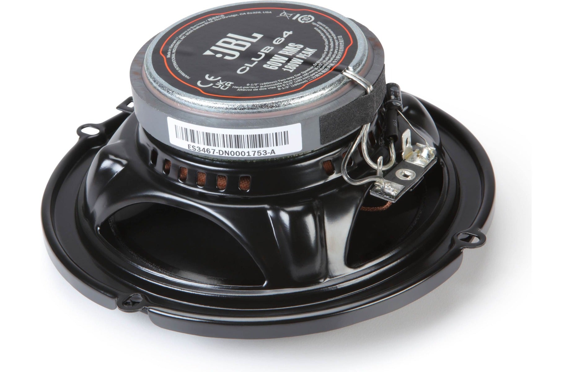 JBL Club 64F Club Series 6.5 inch 360 Watt  2-way Coaxial Car Speakers