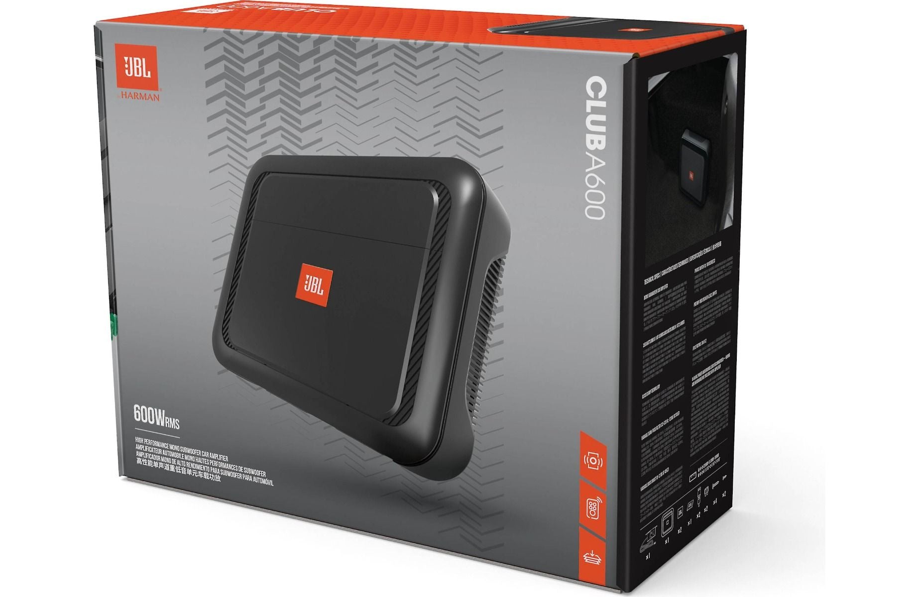 JBL Club A600 Mono Amplifier with Stage1200D loaded 1200 watt Twin subwoofer 12" Bandpass Ported Enclosure
