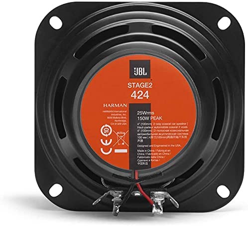 BMW 3, 5-Series, X1, X3, X5  JBL Stage2 424 - 4"  150 Watt  2-way Coaxial Car Speakers