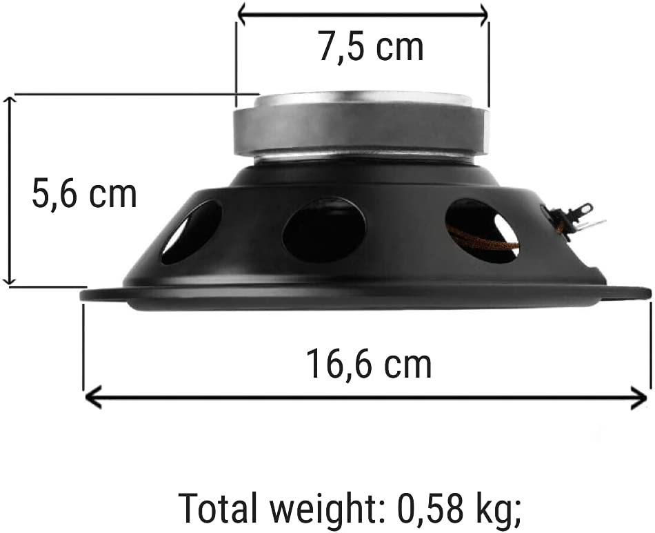 JBL STAGE2 604C - 6.5"  270 Watt  2-way Component Car Speakers