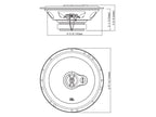 Renault Megane mk4 2017 onward with 2 x JBL Stage2 624 - 6.5"  240 Watt  2-way Speakers