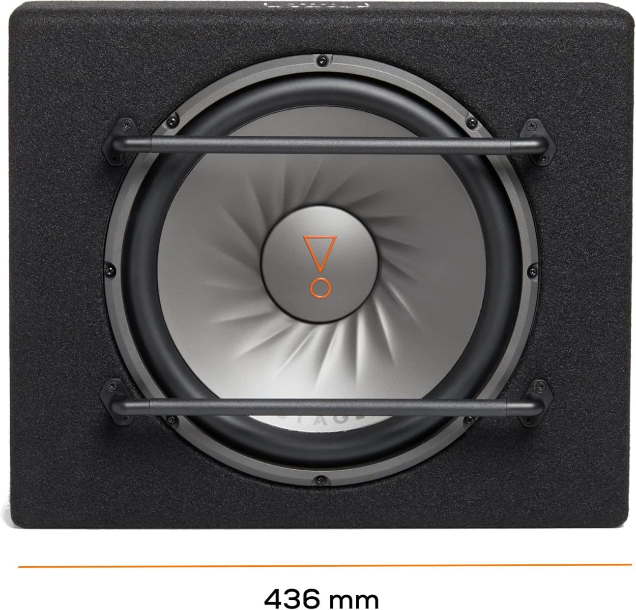 JBL Stage 1200S 1000 watt 12" Bass Reflex Enclosure  Phoenix Gold Z3001i 600w Mono Amp / SSK8 Wiring Kit